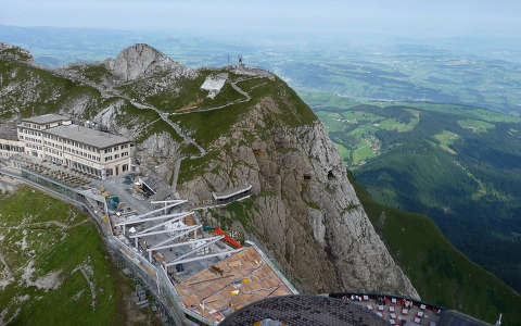 Kilátás a Pilátus hegyről, Svájc