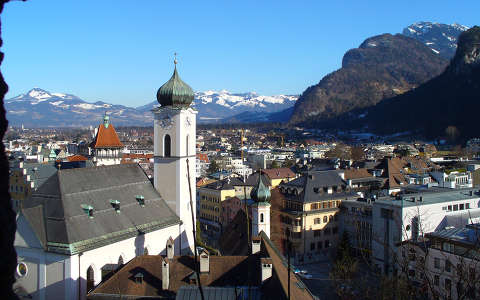 Ausztria, Kufstein várából kilátás a városra