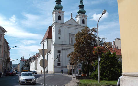 Sopron - Domonkos templom (épült 1719-1725) - Széchényi tér.
fotó: Kőszály
