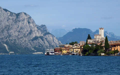 Olaszország, Garda-tó, Malcesine, vár