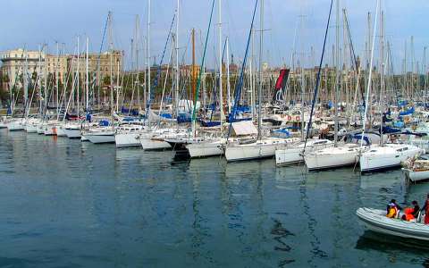 Barcelona, vitorláskikötő