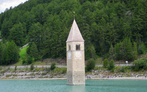 Reschen-tó, Olaszország