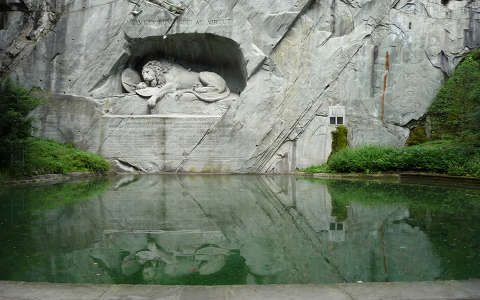 Oroszlános emlékmű Luzern-ben, Svájc