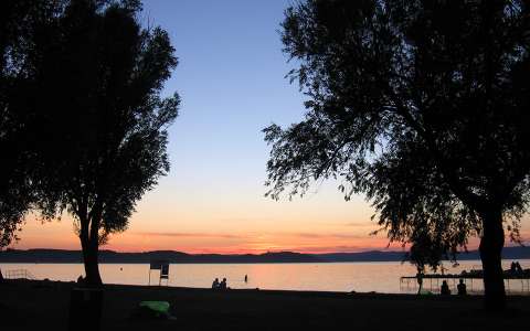 balaton magyarország naplemente