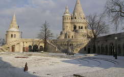 Budapest, Halászbástya télen