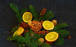 címlapfotó karácsony karácsonyi dekoráció narancs gyümölcs