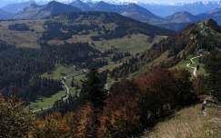 hegy út ausztria ősz alpok