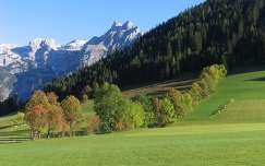 ősz alpok hegy ausztria
