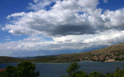 Felhők az Adria fölött, Horvátország.