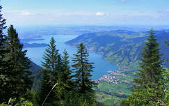 Zugi tó a Rigi Scheidegg- ről, Svájc