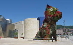 Bilbao, Guggenheim Múzeum előtt, Spanyolország