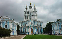 Szentpétervár, Szmolnij-székesegyház és a kolostor épületei Oroszország
