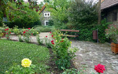 ház címlapfotó pad rózsa kertek és parkok