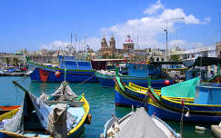 Marsaxlokk halászfalu