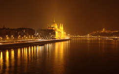 Budapest, Parlament, éjszaka