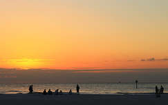 USA, Florida, Clearwater Beach, naplemente