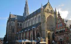 Haarlem Holland, Grote Markt-Sint Bavo Church