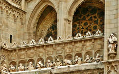 Toledo Spain, Part of the facade from the Cathedral