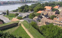 Kilátás a péterváradi várból Novi Sad-ra,Szerbia