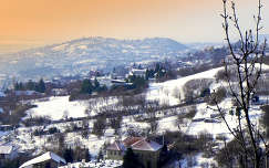 Mecsekoldal télen, Pécs