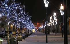 lámpa karácsonyi dekoráció éjszakai képek tél