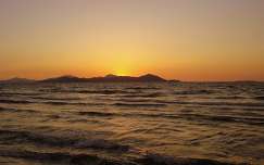 naplemente Görögország Kos sziget