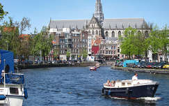 Holland-Haarlem, River Spaarne, Queensday 30 april