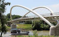 Magyarország, Szolnok, Tisza, Tiszavirág-híd