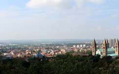 Magyarország, Pécs, látkép a Havihegyről
