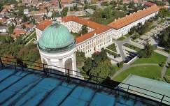 Kilátás az esztergomi bazilika kupolájából,Fotó:Szolnoki Tibor