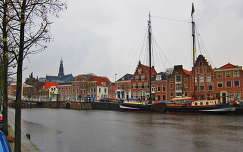 Haarlem, Nederland, aan het Spaarne