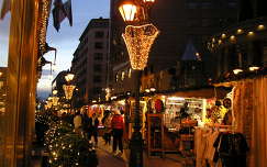 Budapest,Deák Ferenc utca karácsonyi hangulatban