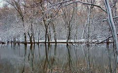 címlapfotó tó tükröződés tél