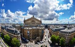 Kilátás a La Fayette áruház tetejéről (Opera), Párizs