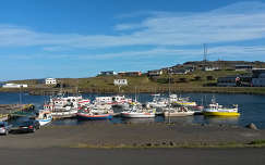 Kikötő a Keleti Fjordokban Izlandon