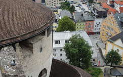 Kufsteini vár bástyája és panoráma,Ausztria