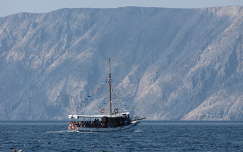 horvátország tenger hajó