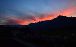 naplemente Tirolban,Ausztria