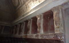 Pompei fürdő részlet, Olaszország