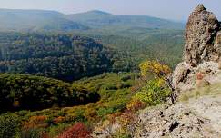 ősz kövek és sziklák hegy magyarország