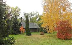 ház ősz kertek és parkok