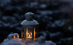 karácsonyi dekoráció lámpa címlapfotó gyertya tél