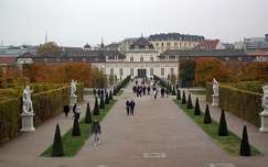 Belvedere kertje ősszel, Bécs