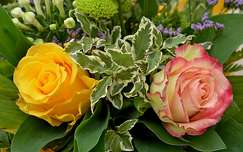 névnap és születésnap címlapfotó virágcsokor és dekoráció rózsa