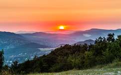 naplemente hegy címlapfotó nyár