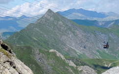 Hintertux gleccsertől  a kilátás,Ausztria
