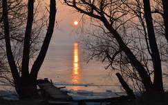 Balatonfűzfő - naplemente