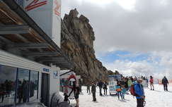 Hintertux gleccser 3250 m magas csúcsa nyáron,Ausztria