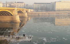 Budapest, Margit híd, 2017 január