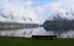 Ködös reggel, Hallstatt-i tó